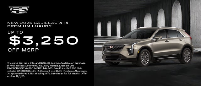 New 2025 Cadillac XT4 Premium Luxury