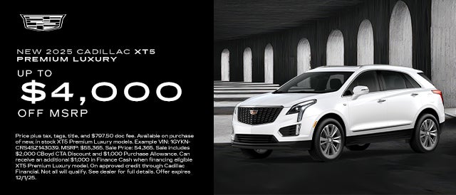 New 2025 Cadillac XT5 Premium Luxury