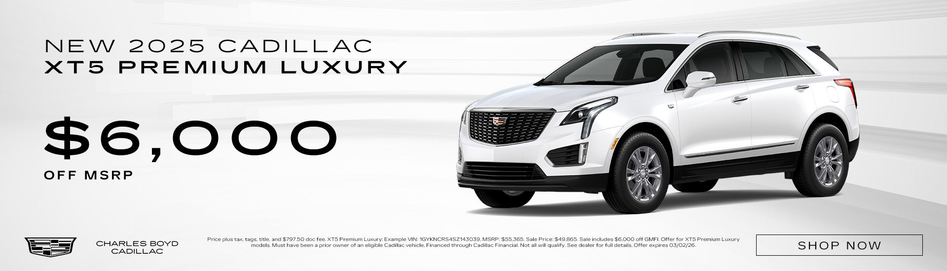 New 2025 Cadillac XT5 Premium Luxury